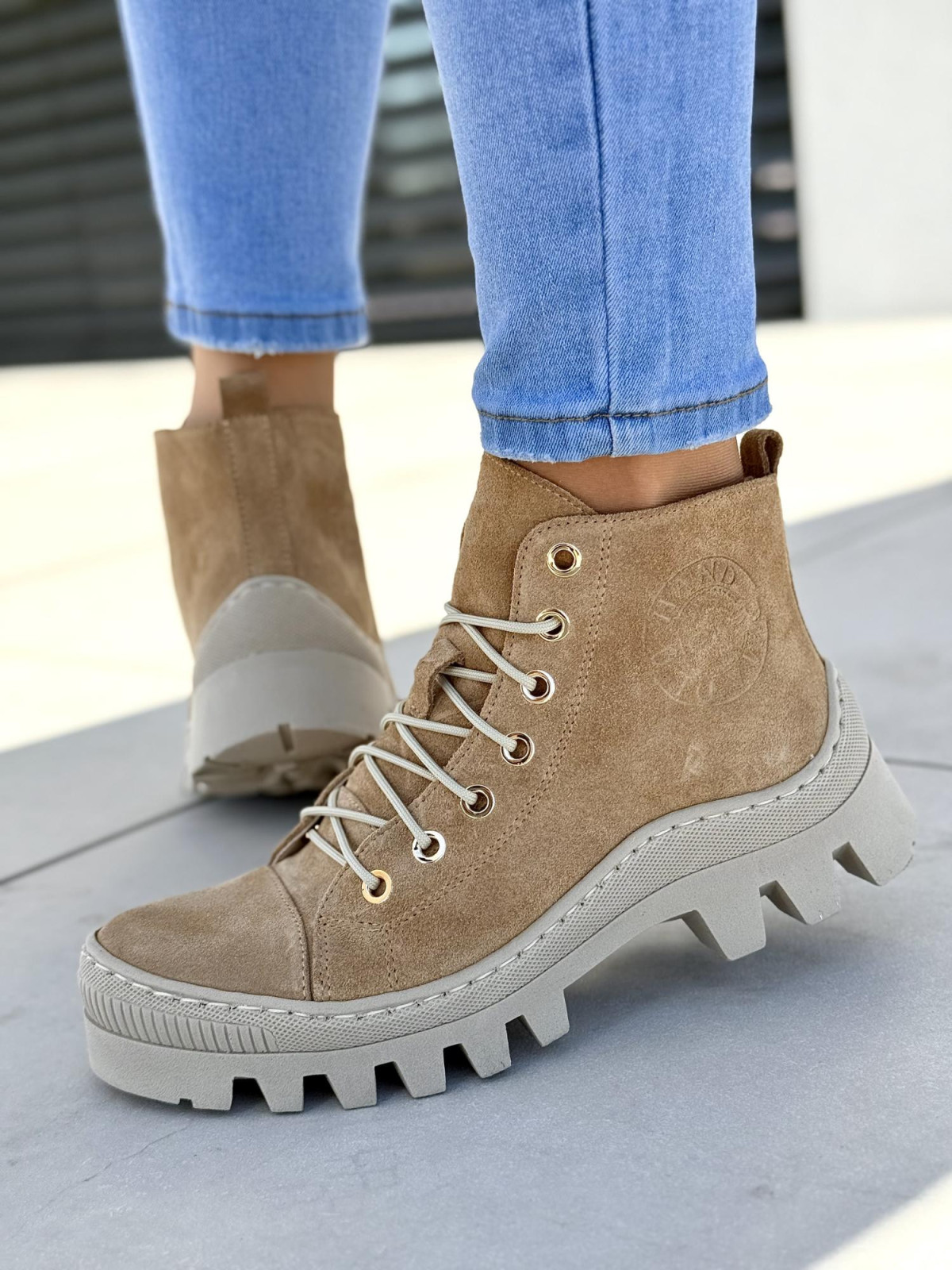 Trapery OLEKSY ze skóry naturalnej Polskiej produkcji