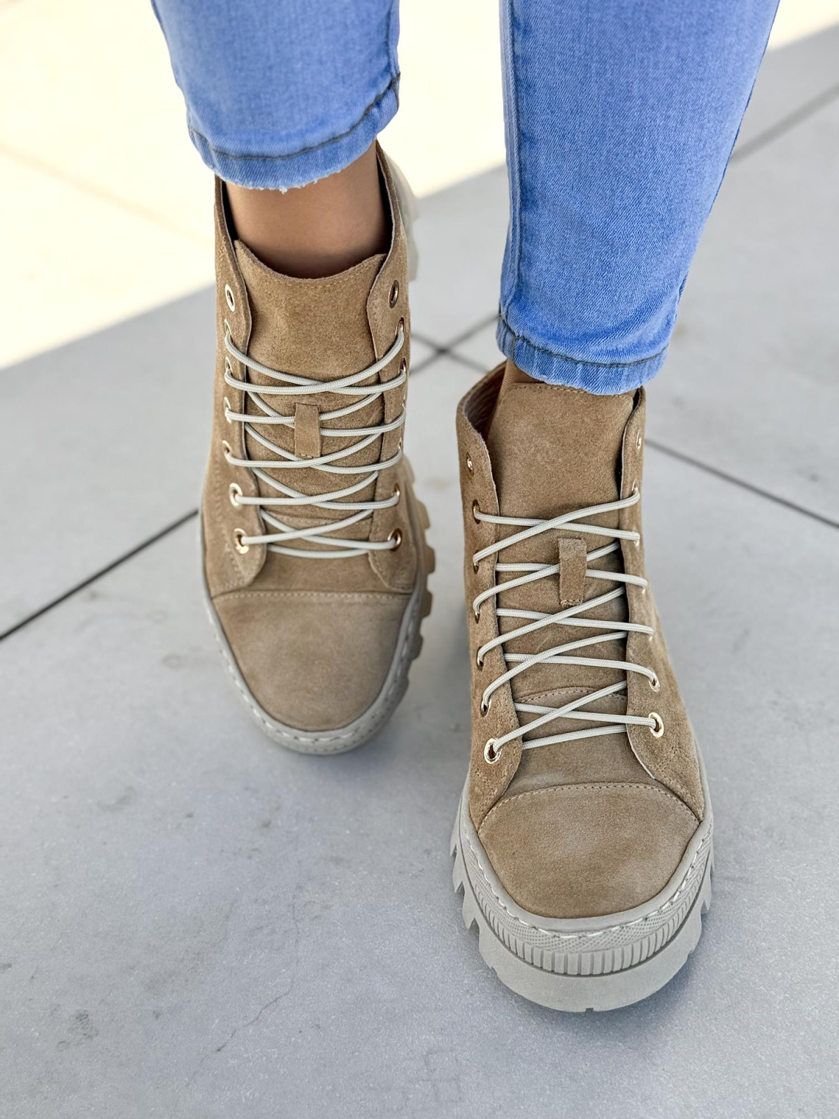 Trapery OLEKSY ze skóry naturalnej Polskiej produkcji