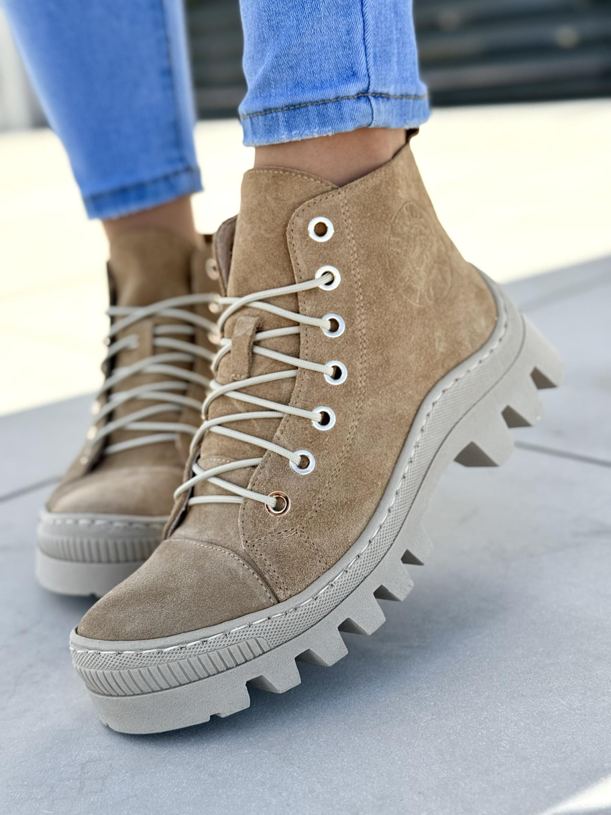 Trapery OLEKSY ze skóry naturalnej Polskiej produkcji