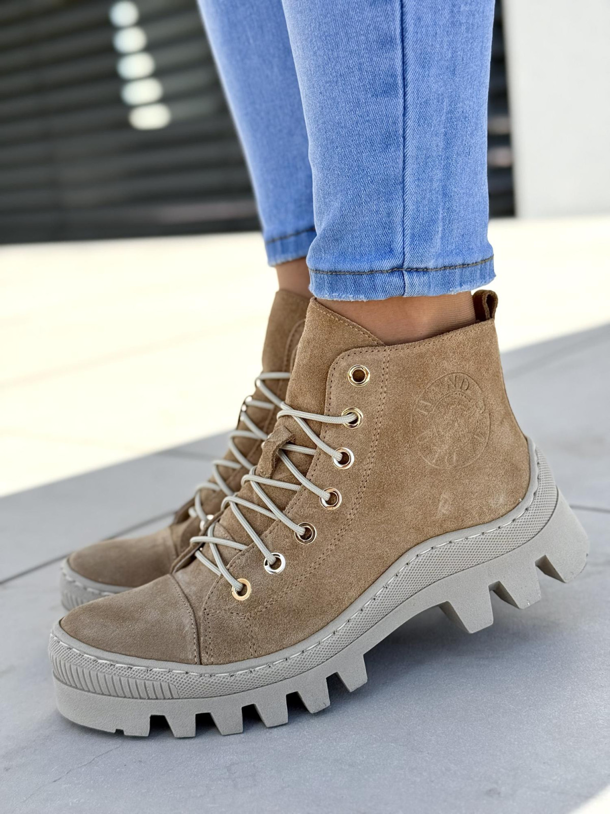 Trapery OLEKSY ze skóry naturalnej Polskiej produkcji