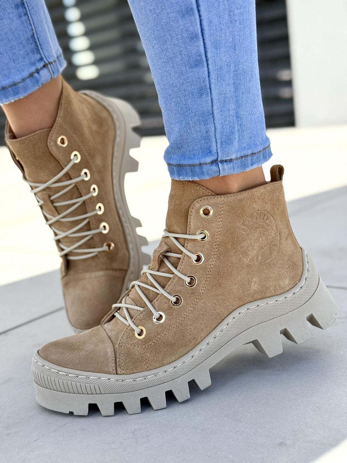 Trapery OLEKSY ze skóry naturalnej Polskiej produkcji