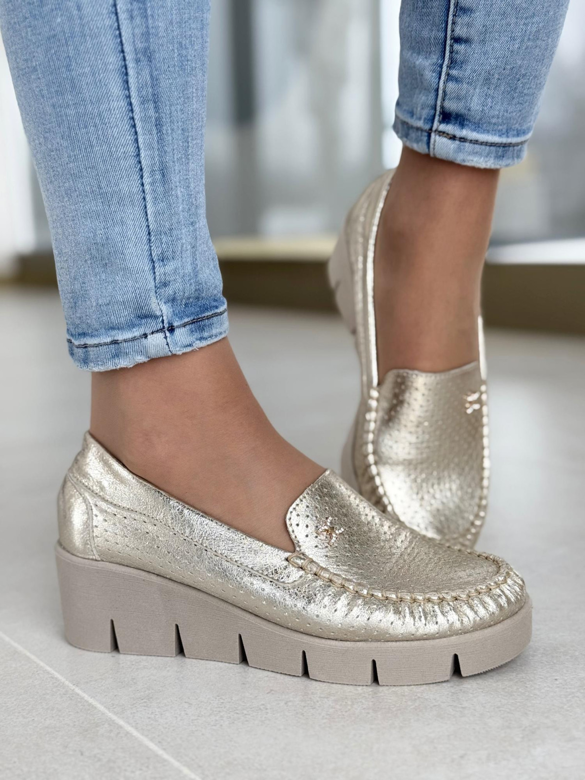 Mokasyny skórzane OLEKSY Polskiej produkcji