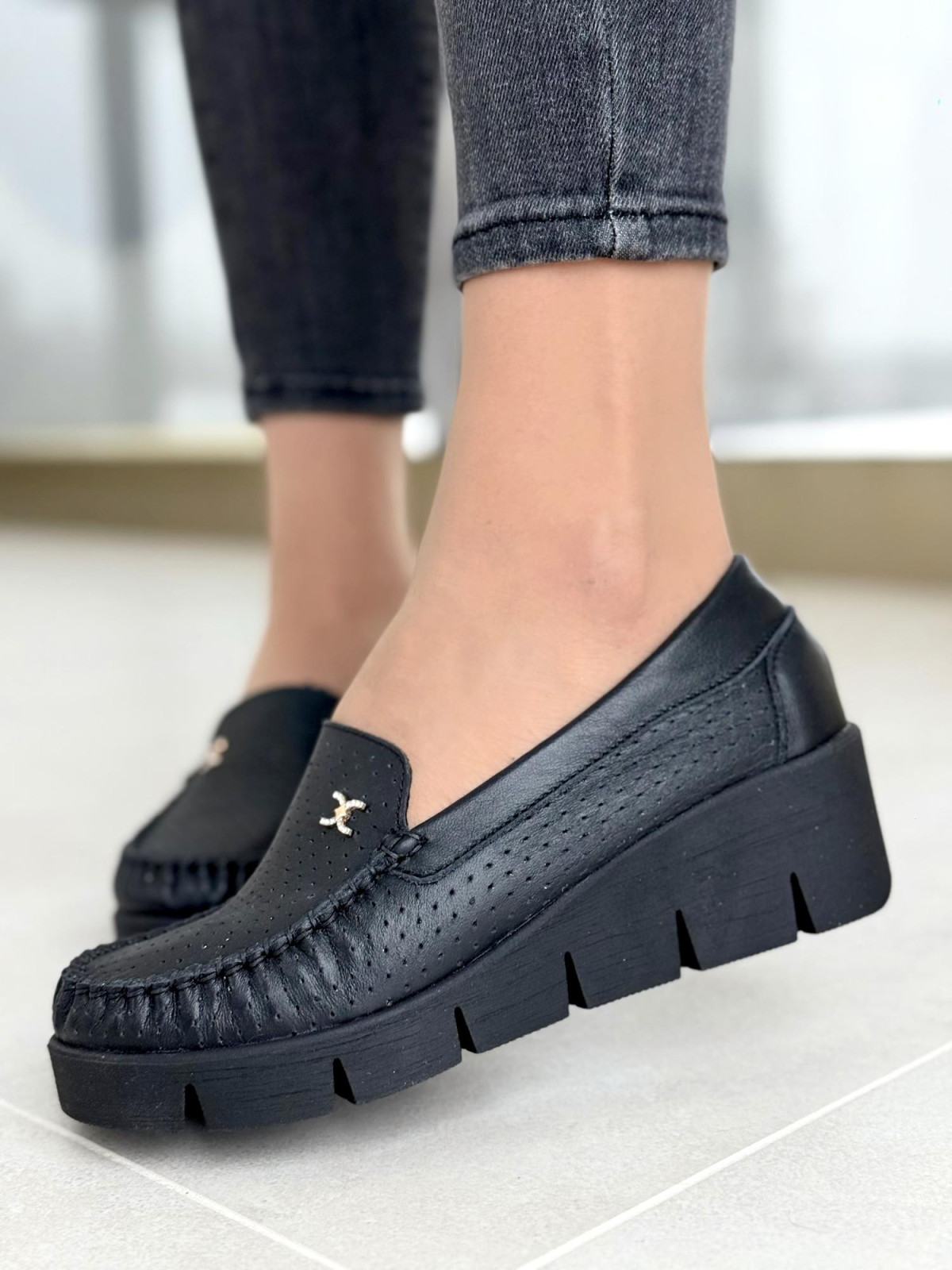 Mokasyny skórzane OLEKSY Polskiej produkcji