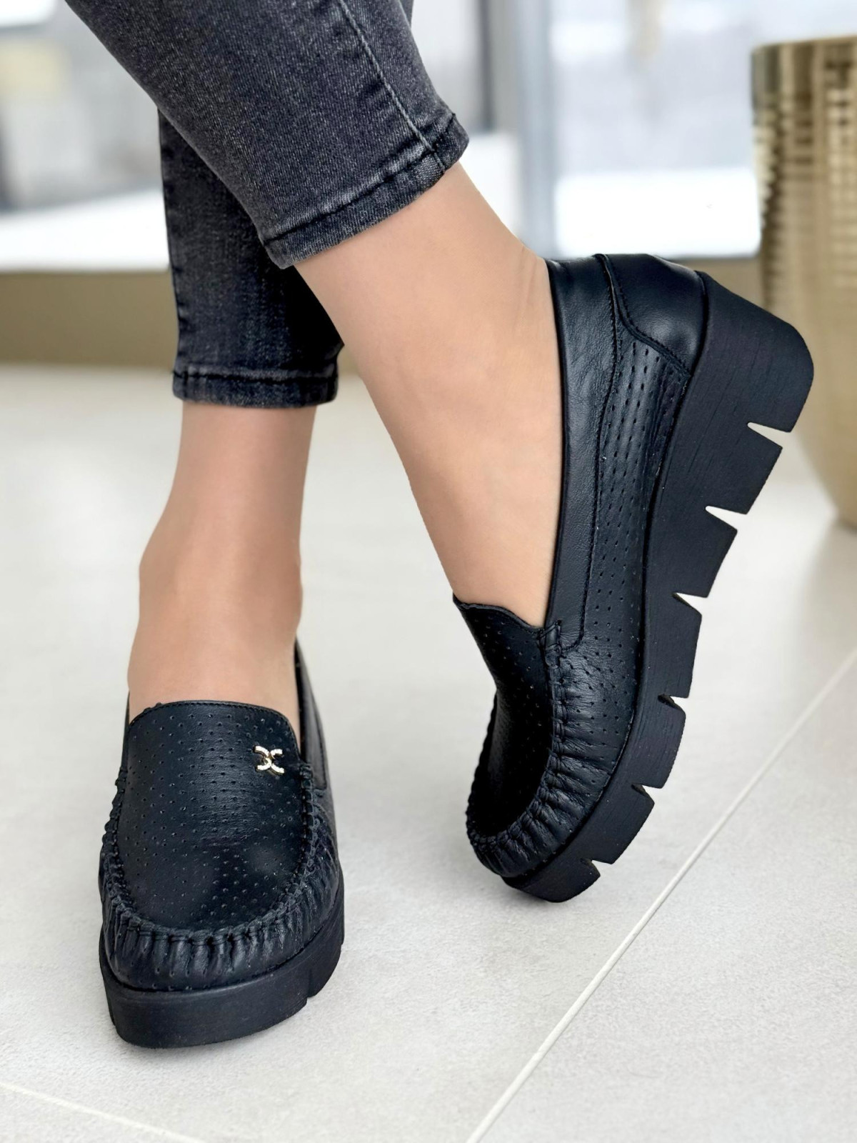 Mokasyny skórzane OLEKSY Polskiej produkcji