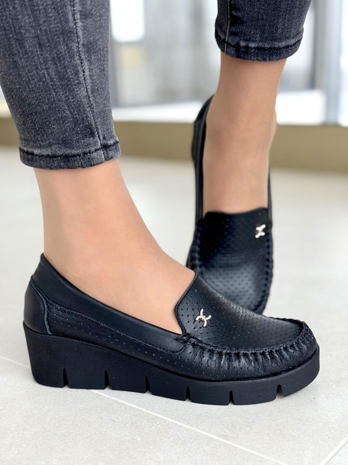 Mokasyny skórzane OLEKSY Polskiej produkcji