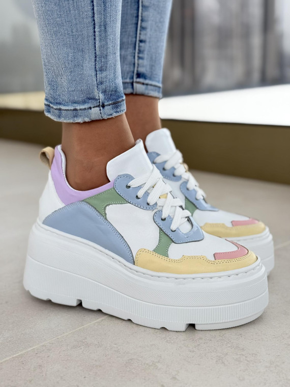 Sneakersy OLEKSY ze skóry Polskiej produkcji