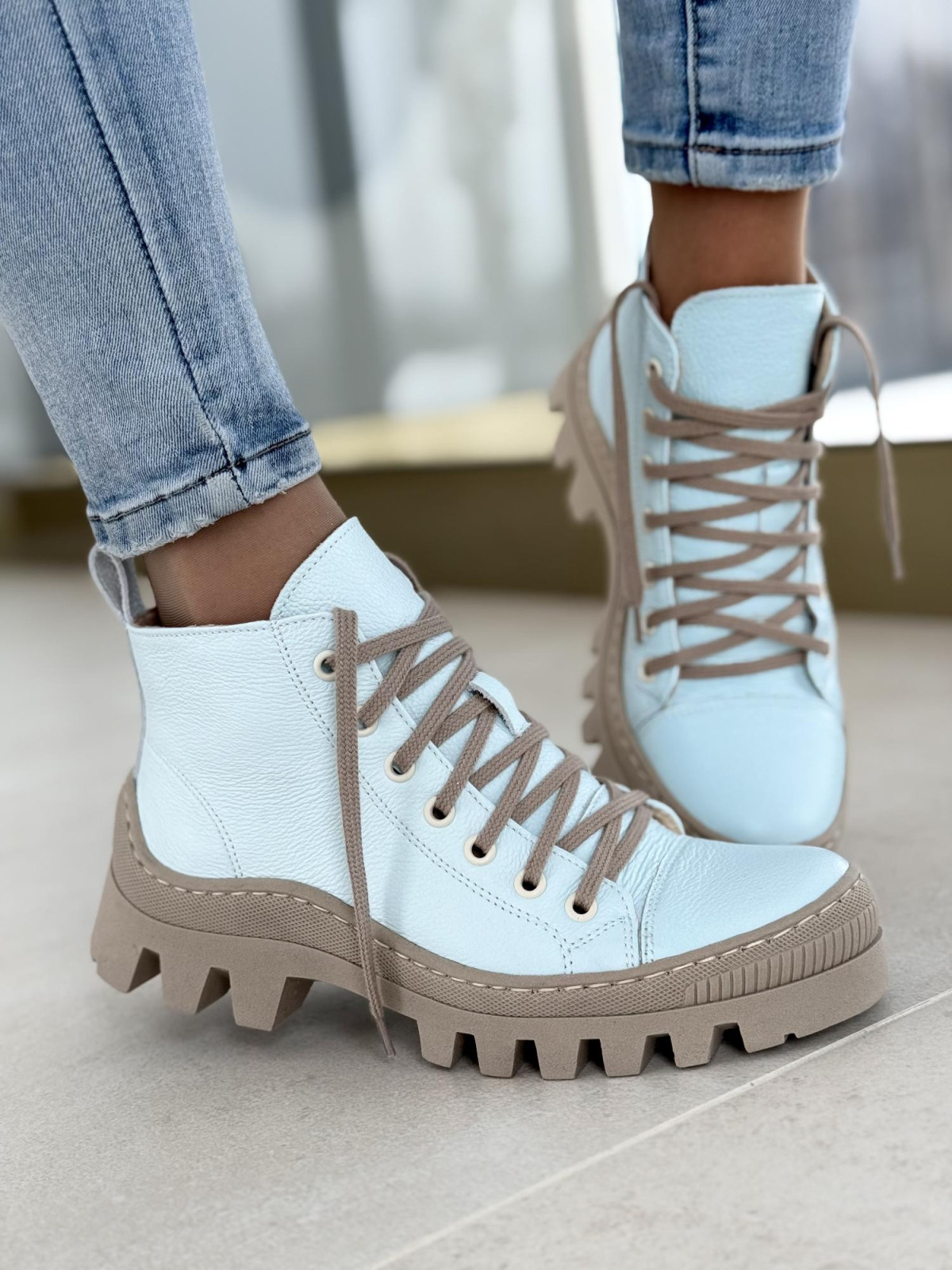 Trapery skórzane OLEKSY Polskiej produkcji