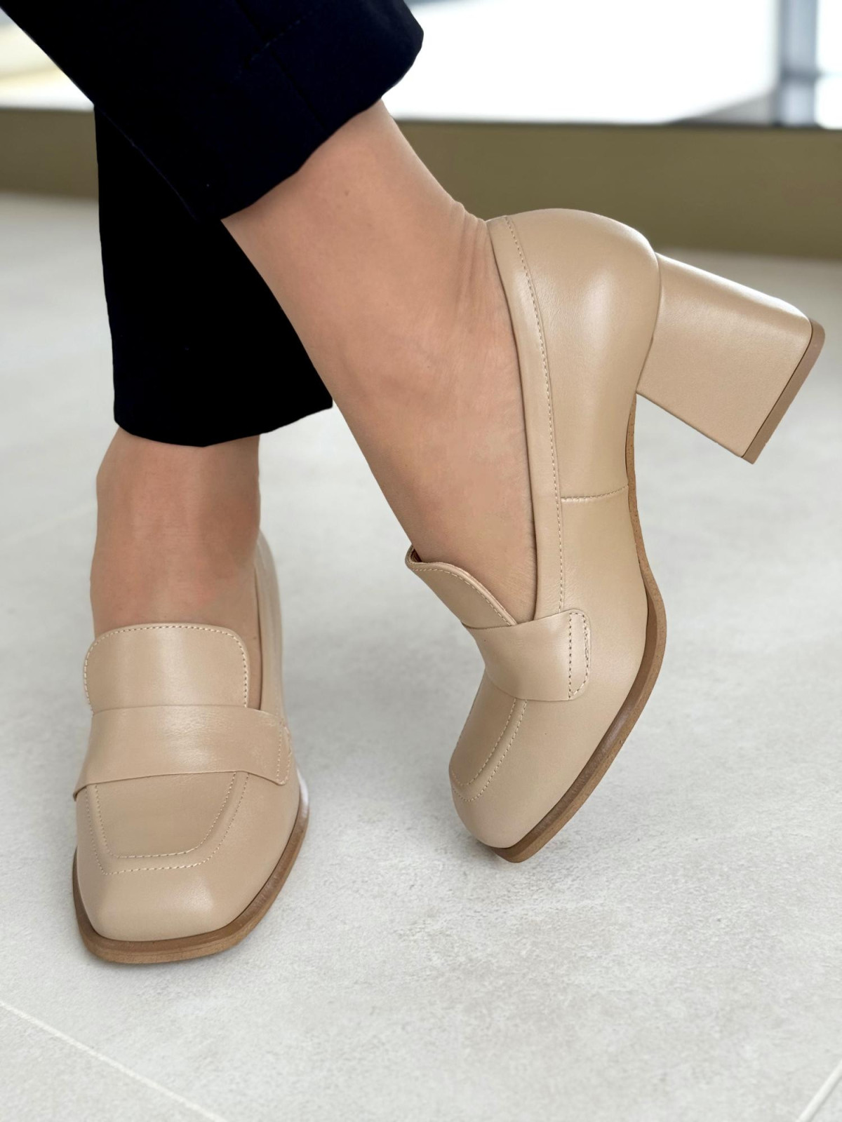 Półbuty damskie OLEKSY ze skóry naturalnej Polskiej produkcji