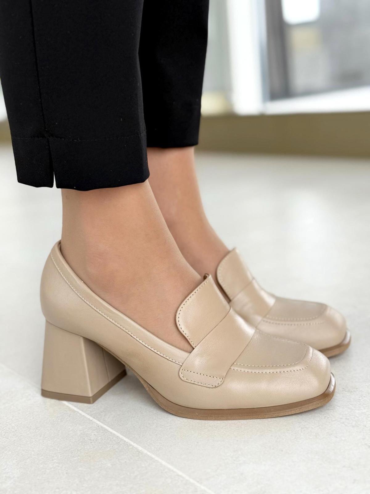 Półbuty damskie OLEKSY ze skóry naturalnej Polskiej produkcji