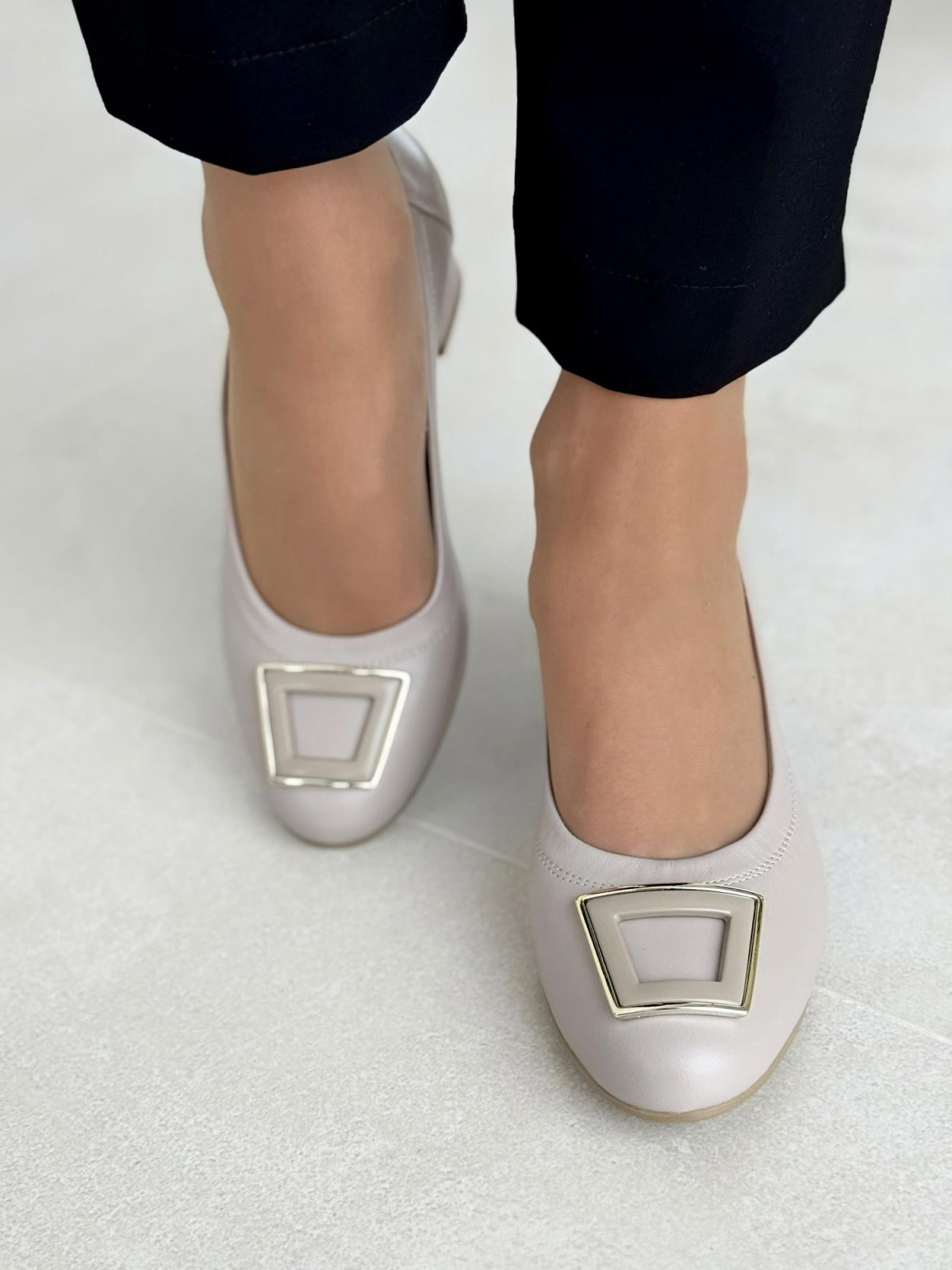 Czółenka OLEKSY ze skóry Polskiej produkcji