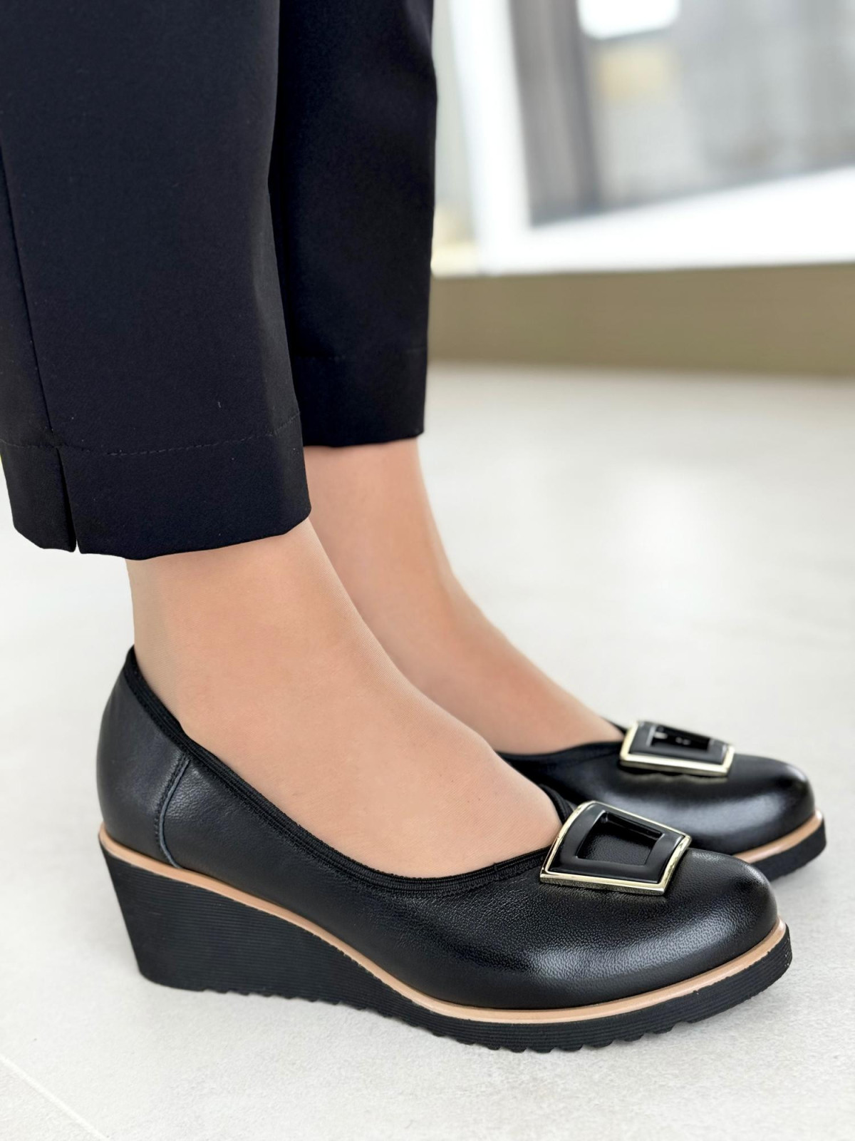 Półbuty damskie OLEKSY ze skóry naturalnej Polskiej produkcji