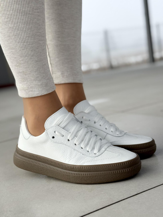 Sneakersy OLEKSY ze skóry Polskiej produkcji