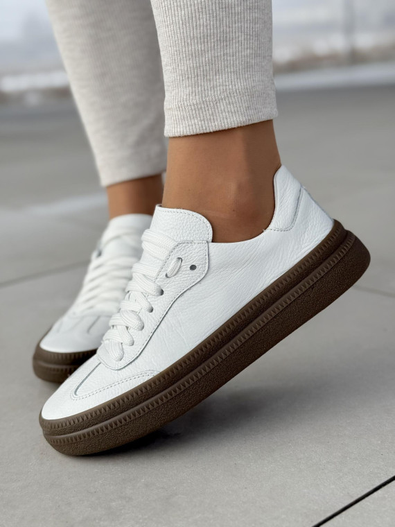 Sneakersy OLEKSY ze skóry Polskiej produkcji