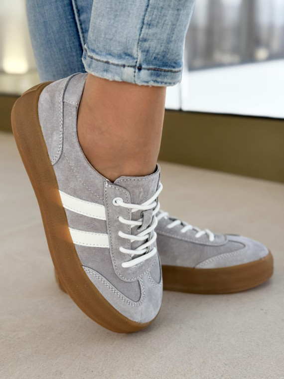 Sneakersy damskie ze skóry naturalnej