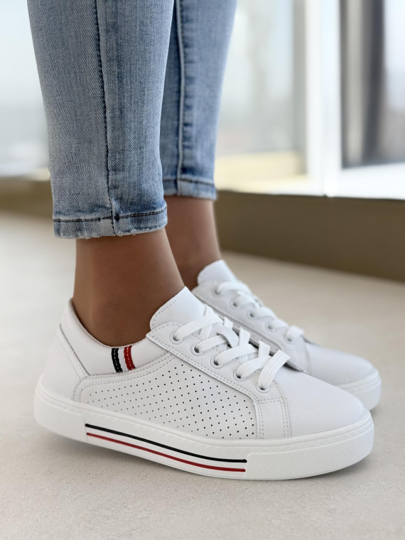 Sneakersy damskie ze skóry naturalnej