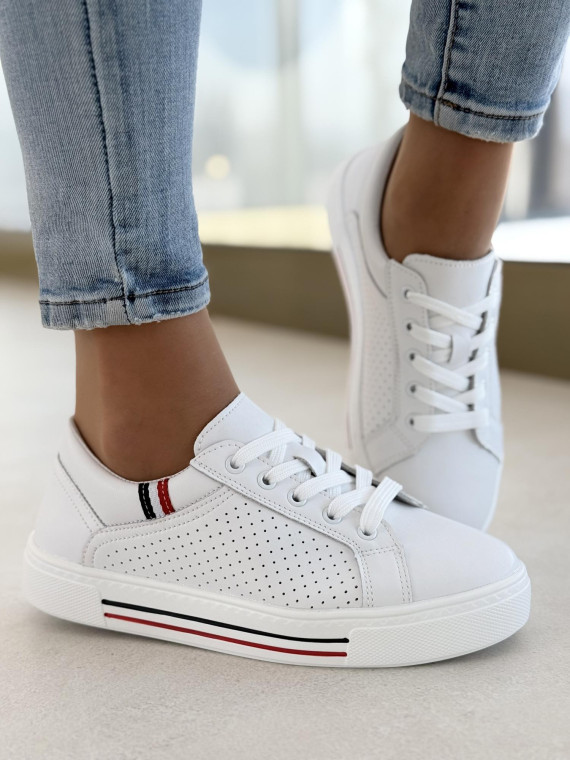 Sneakersy damskie ze skóry naturalnej