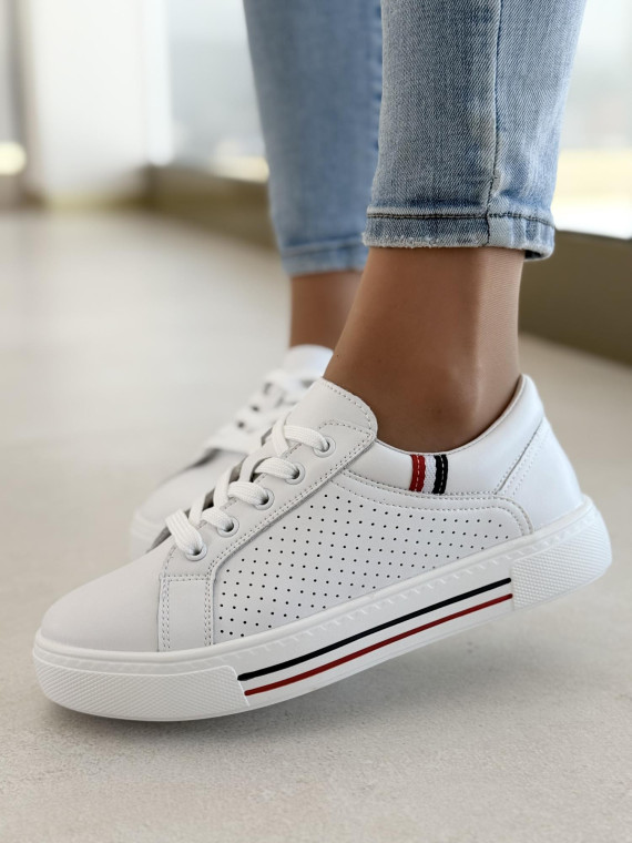 Sneakersy damskie ze skóry naturalnej