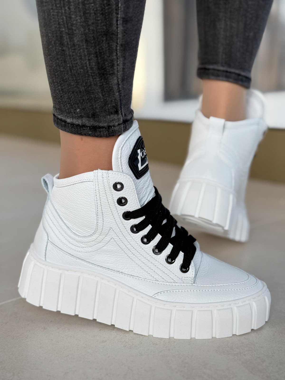 Sneakersy OLEKSY ze skóry Polskiej produkcji