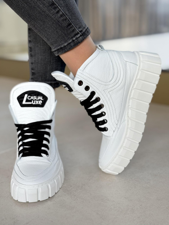 Sneakersy OLEKSY ze skóry Polskiej produkcji