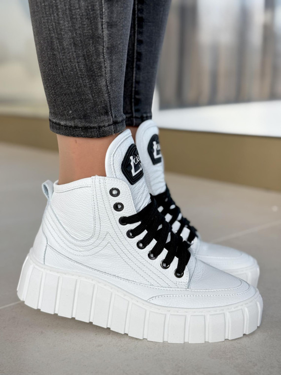 Sneakersy OLEKSY ze skóry Polskiej produkcji