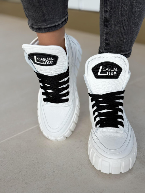 Sneakersy OLEKSY ze skóry Polskiej produkcji