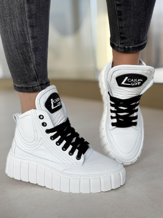 Sneakersy OLEKSY ze skóry Polskiej produkcji