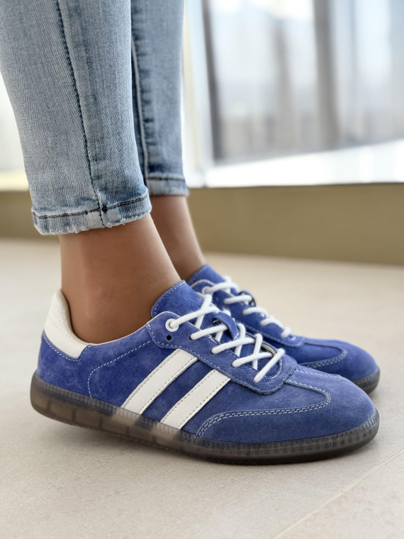 Sneakersy damskie ze skóry naturalnej