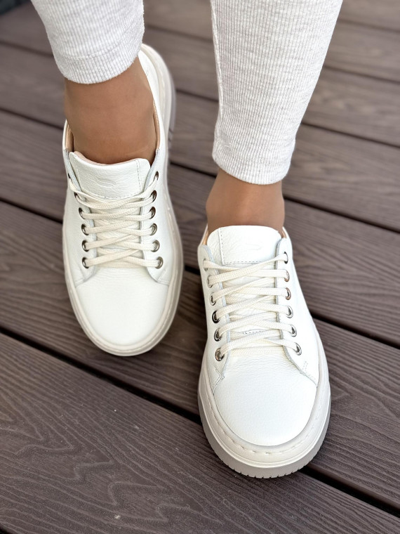 Sneakersy OLEKSY ze skóry Polskiej produkcji