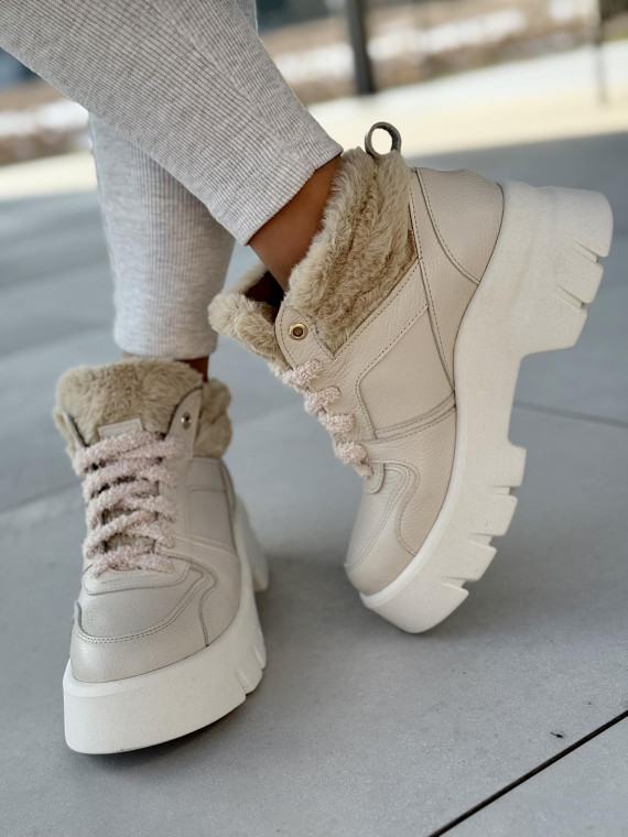 Śniegowce skórzane OLEKSY Polskiej produkcji