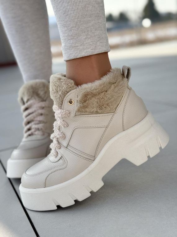 Śniegowce skórzane OLEKSY Polskiej produkcji