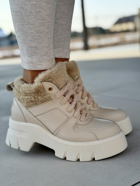 Śniegowce skórzane OLEKSY Polskiej produkcji