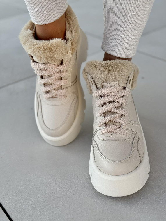 Śniegowce skórzane OLEKSY Polskiej produkcji