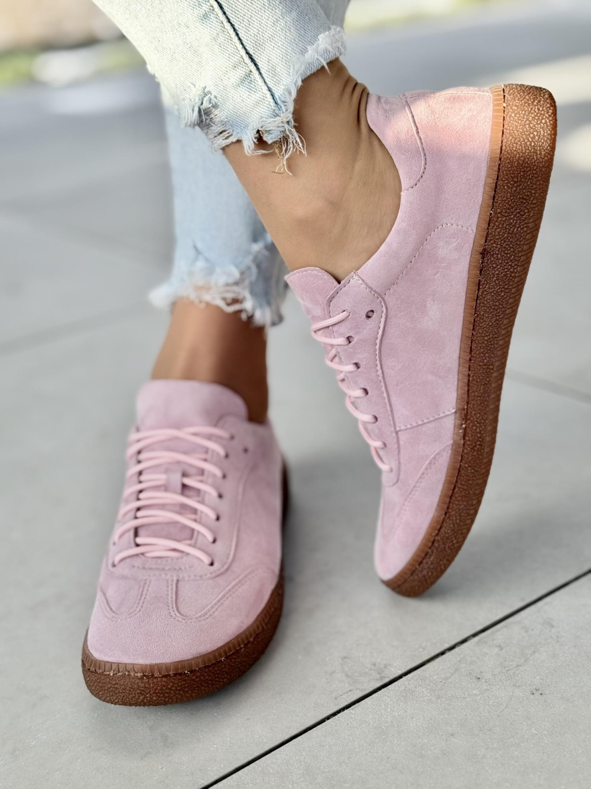 Sneakersy OLEKSY ze skóry Polskiej produkcji