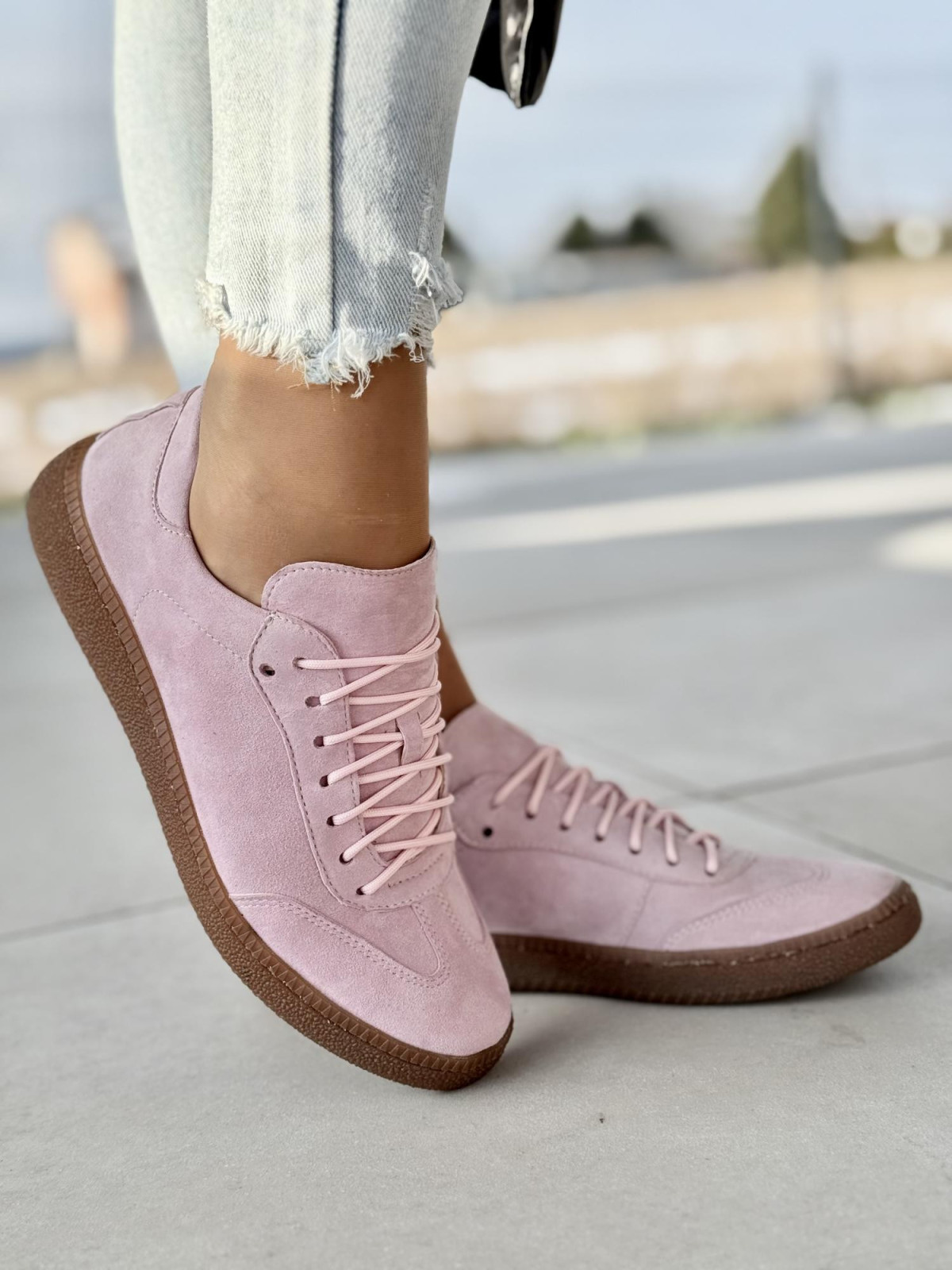 Sneakersy OLEKSY ze skóry Polskiej produkcji