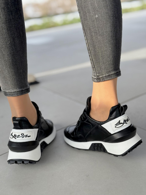 Sneakersy OLEKSY ze skóry Polskiej produkcji