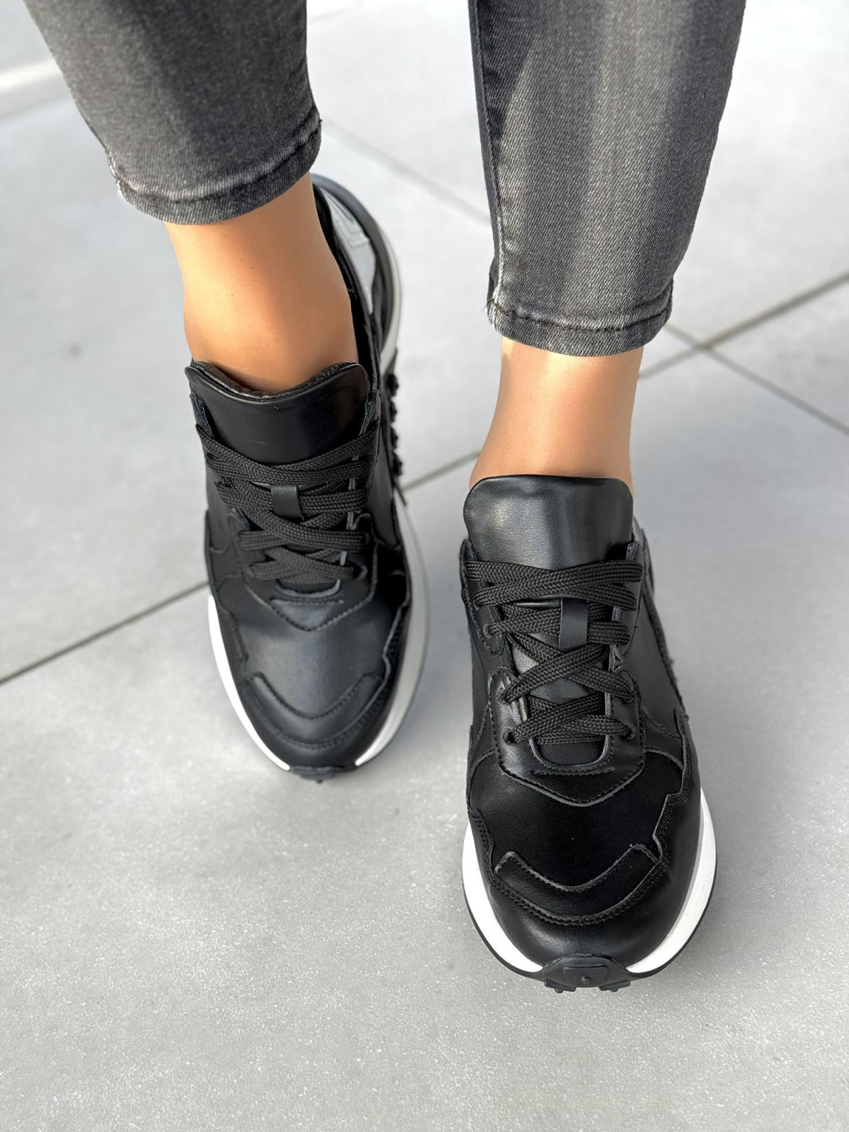 Sneakersy OLEKSY ze skóry Polskiej produkcji