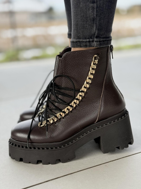 Botki skórzane OLEKSY Polskiej produkcji