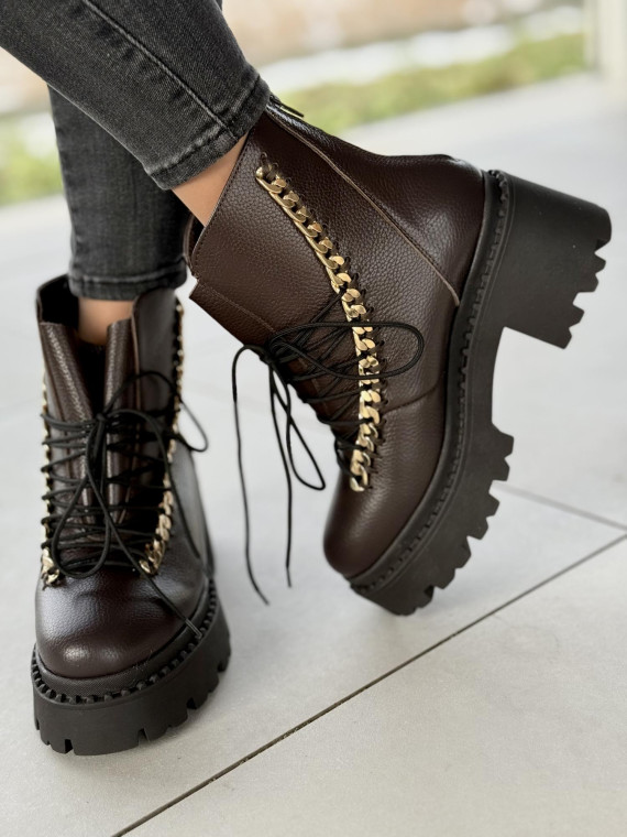 Botki skórzane OLEKSY Polskiej produkcji