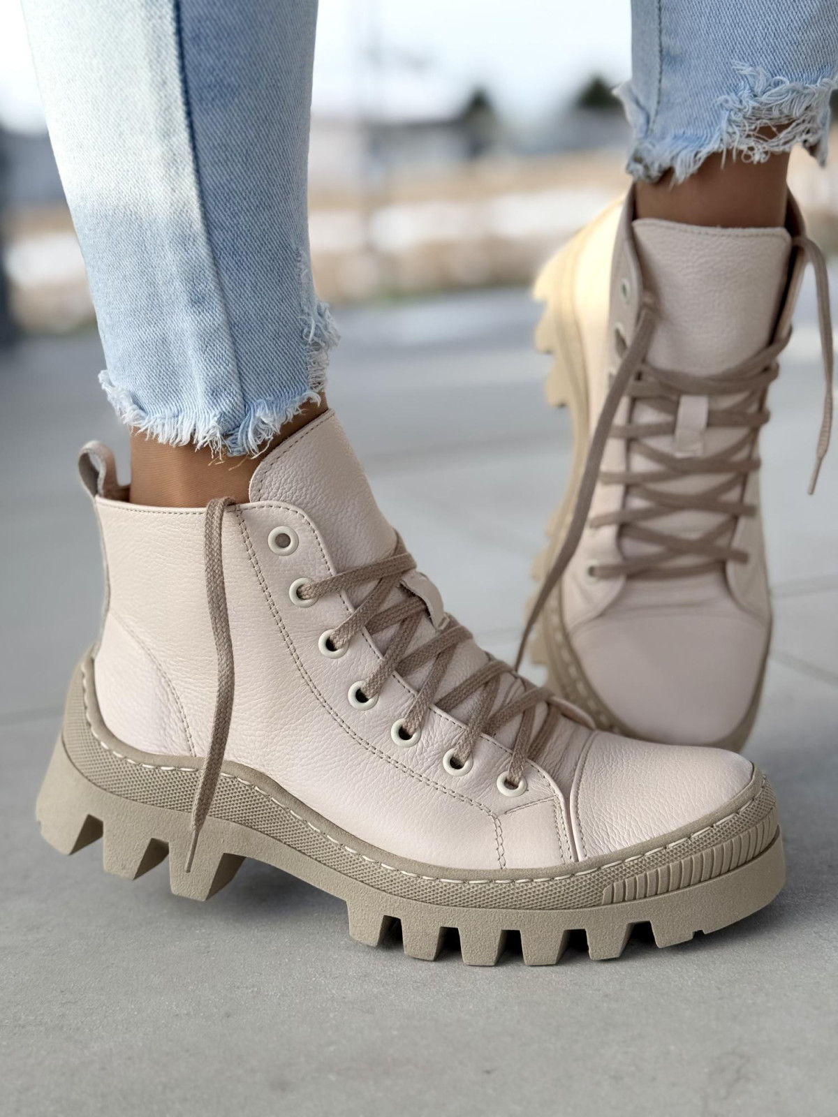 Trapery skórzane OLEKSY Polskiej produkcji