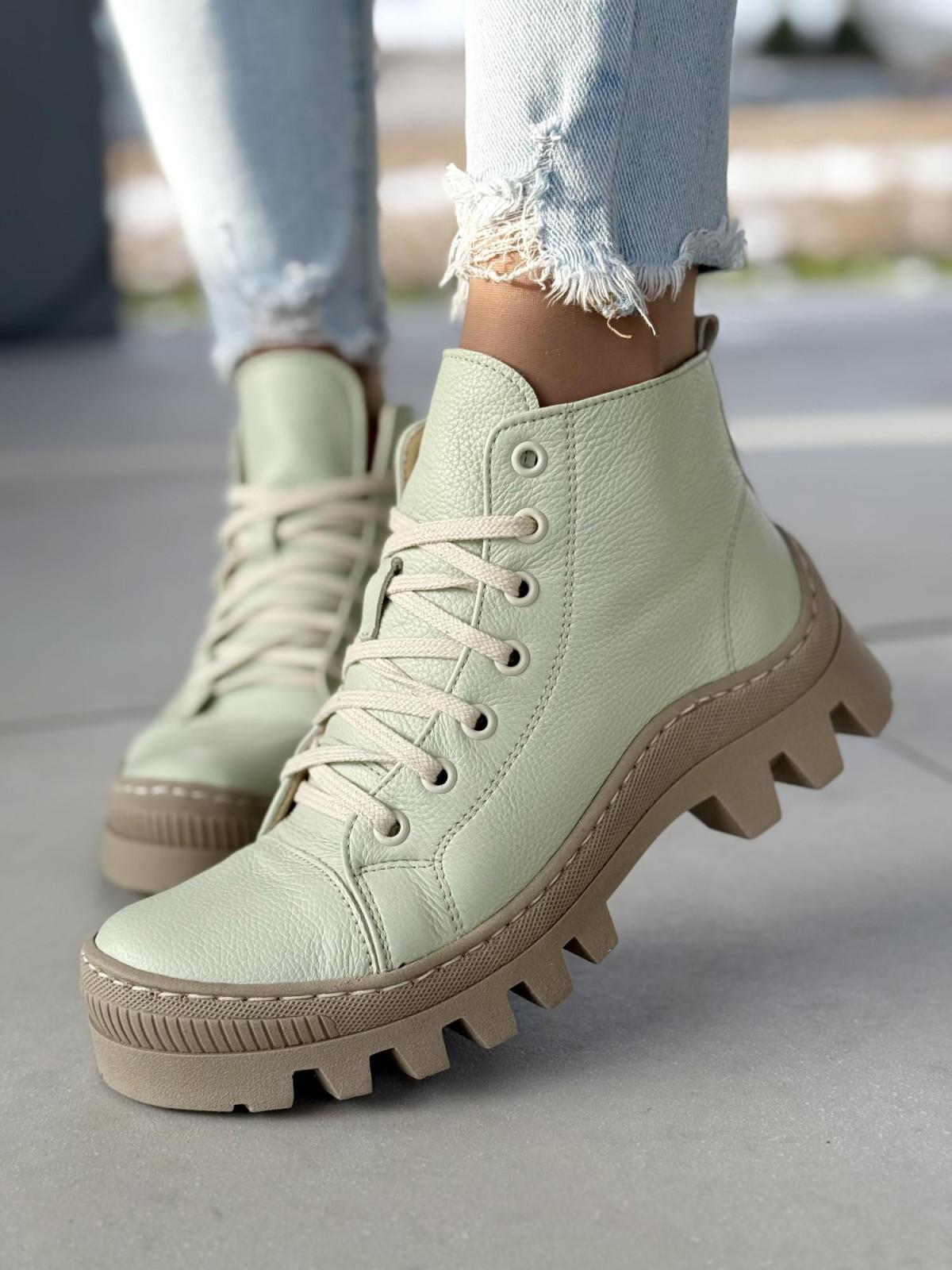 Trapery skórzane OLEKSY Polskiej produkcji