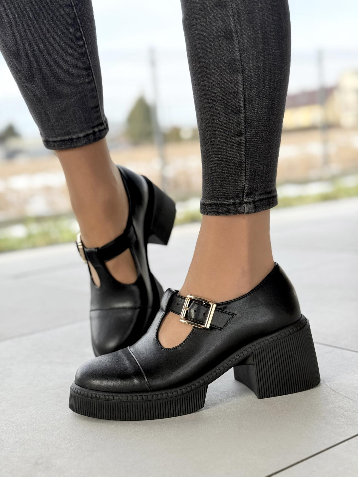 Półbuty damskie OLEKSY ze skóry naturalnej Polskiej produkcji