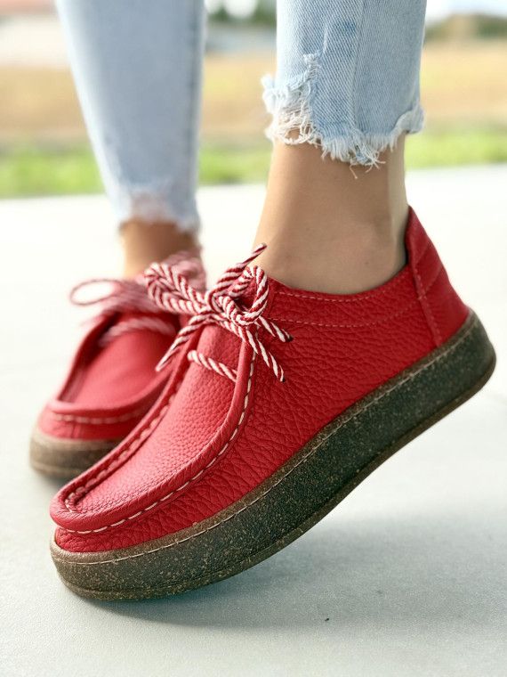 Półbuty damskie OLEKSY ze skóry naturalnej