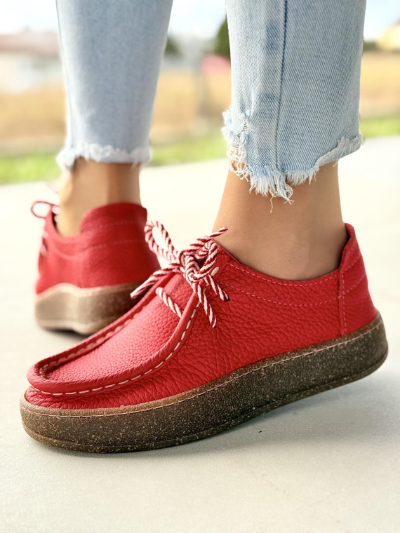 Półbuty damskie OLEKSY ze skóry naturalnej