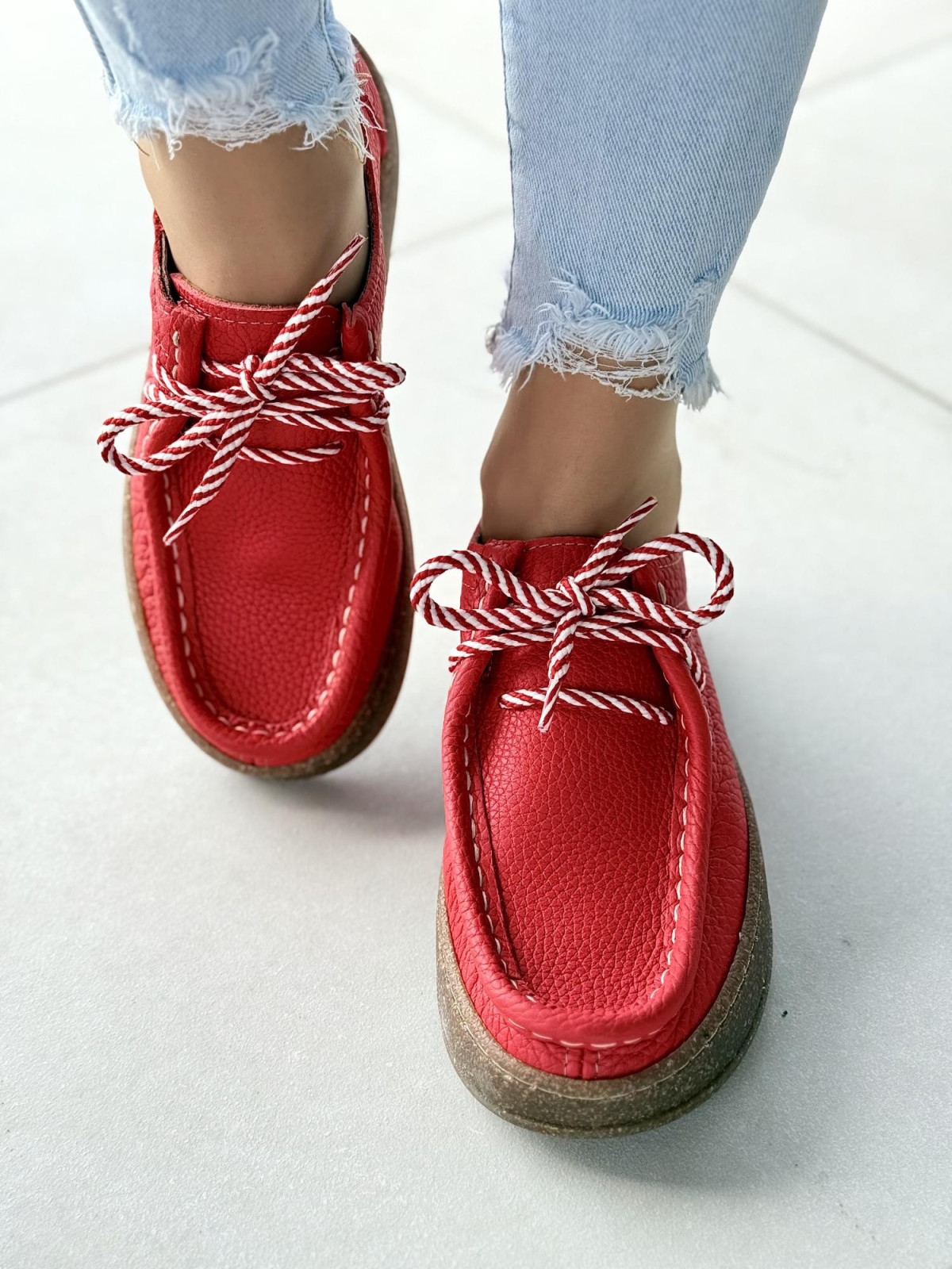 Półbuty damskie OLEKSY ze skóry naturalnej