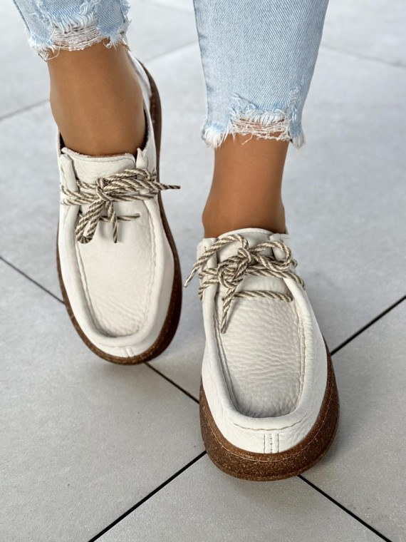 Półbuty damskie OLEKSY ze skóry naturalnej