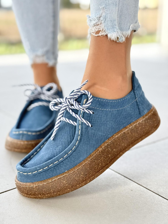 Półbuty damskie OLEKSY ze skóry naturalnej