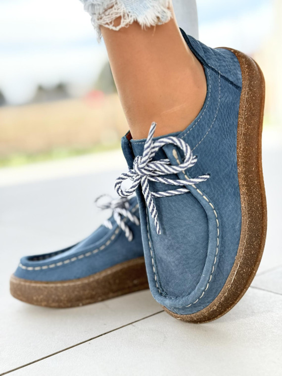 Półbuty damskie OLEKSY ze skóry naturalnej