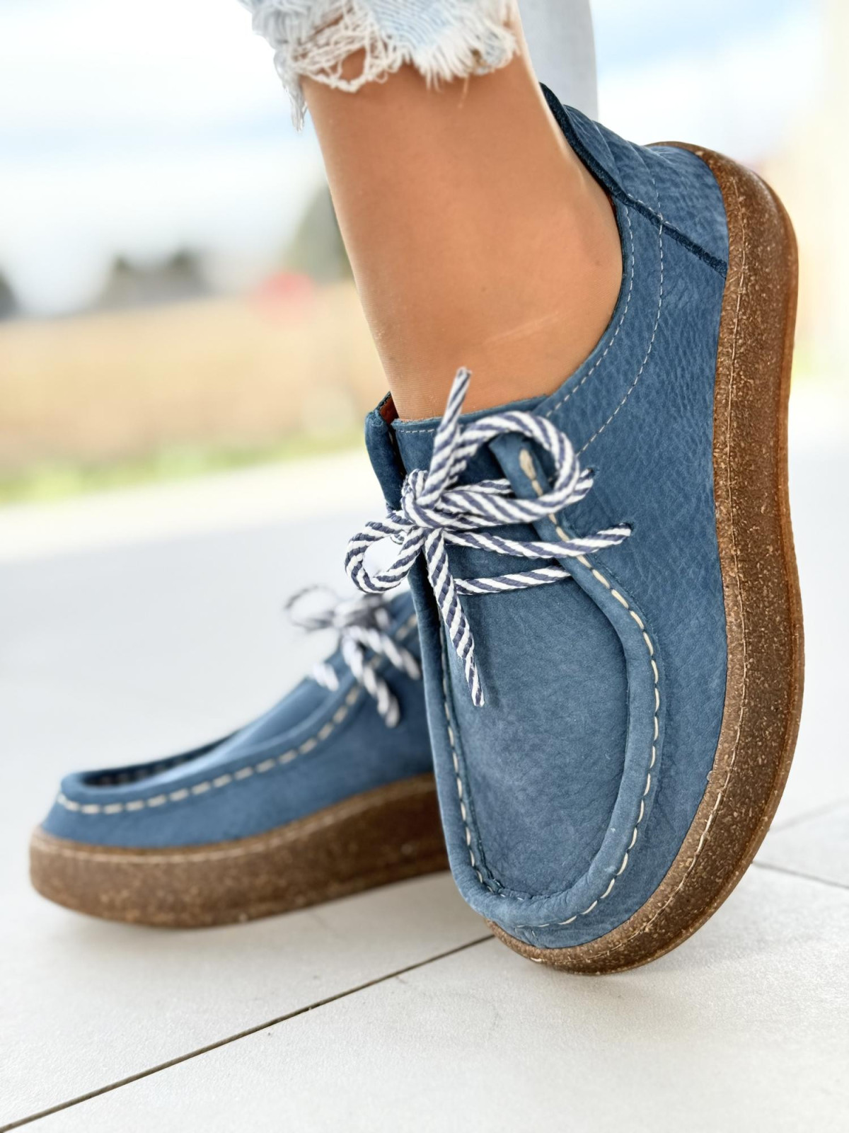 Półbuty damskie OLEKSY ze skóry naturalnej