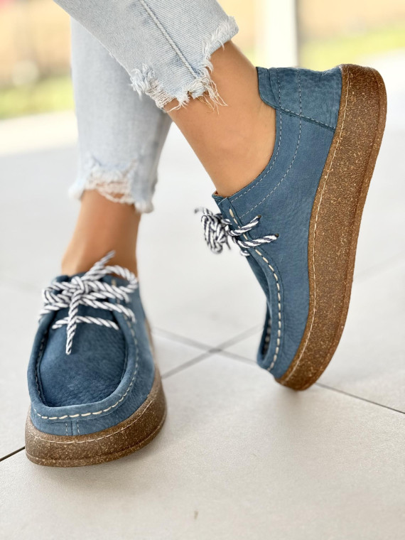 Półbuty damskie OLEKSY ze skóry naturalnej