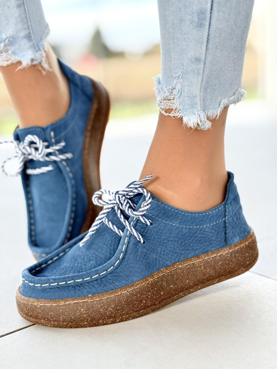 Półbuty damskie OLEKSY ze skóry naturalnej